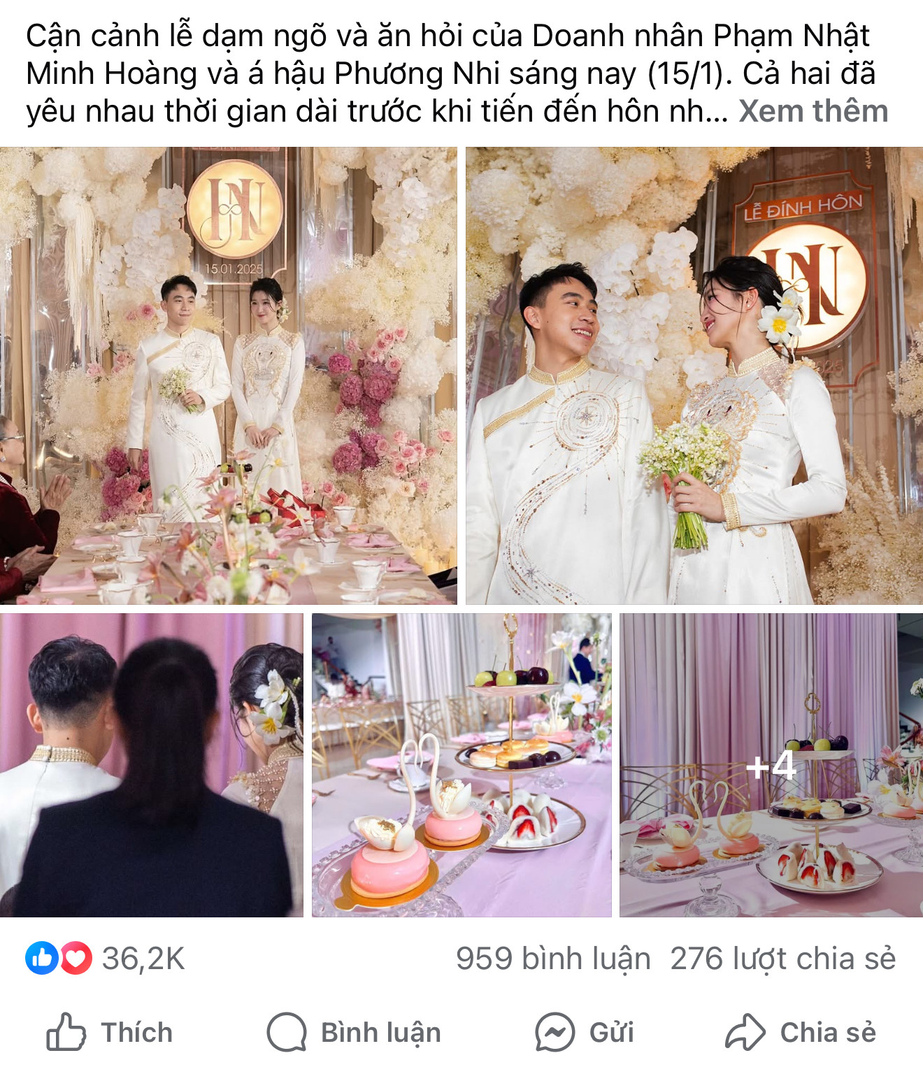 Những bài đăng liên quan tới Á hậu Phương Nhi đều thu hút hàng nghìn, chục nghìn lượt tương tác cũng như bình luận trên mạng xã hội.