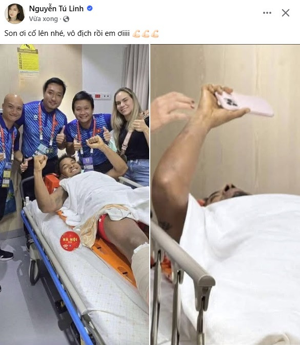 Nhiều sao Việt cầu nguyện tiền đạo Xuân Son sớm bình phục sau ca phẫu thuật.