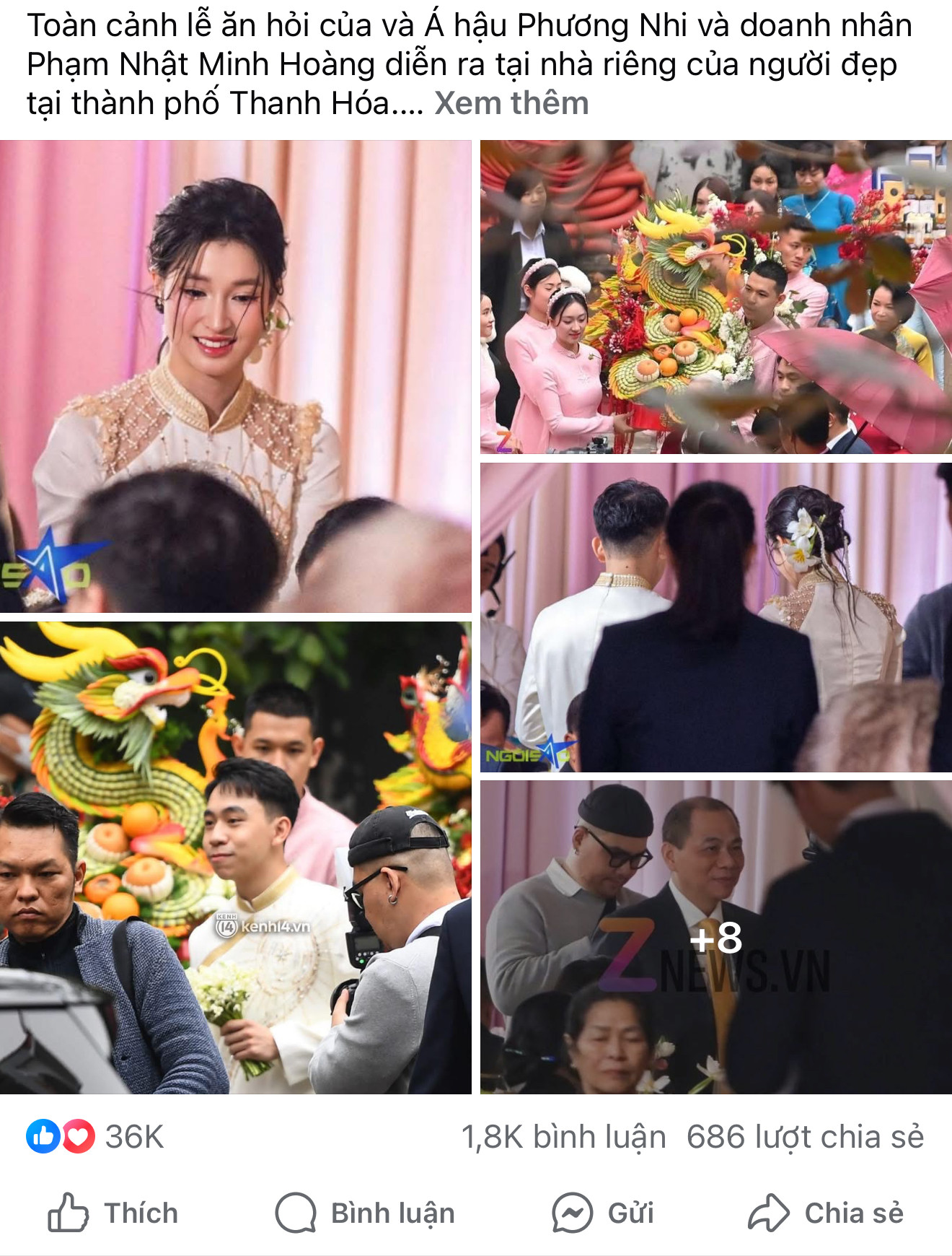 Những bài đăng liên quan tới Á hậu Phương Nhi đều thu hút hàng nghìn, chục nghìn lượt tương tác cũng như bình luận trên mạng xã hội.