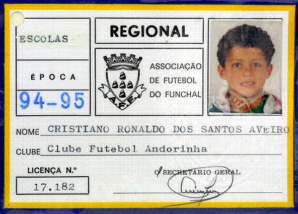 10 bức ảnh có thể bạn chưa biết về Cristiano Ronaldo