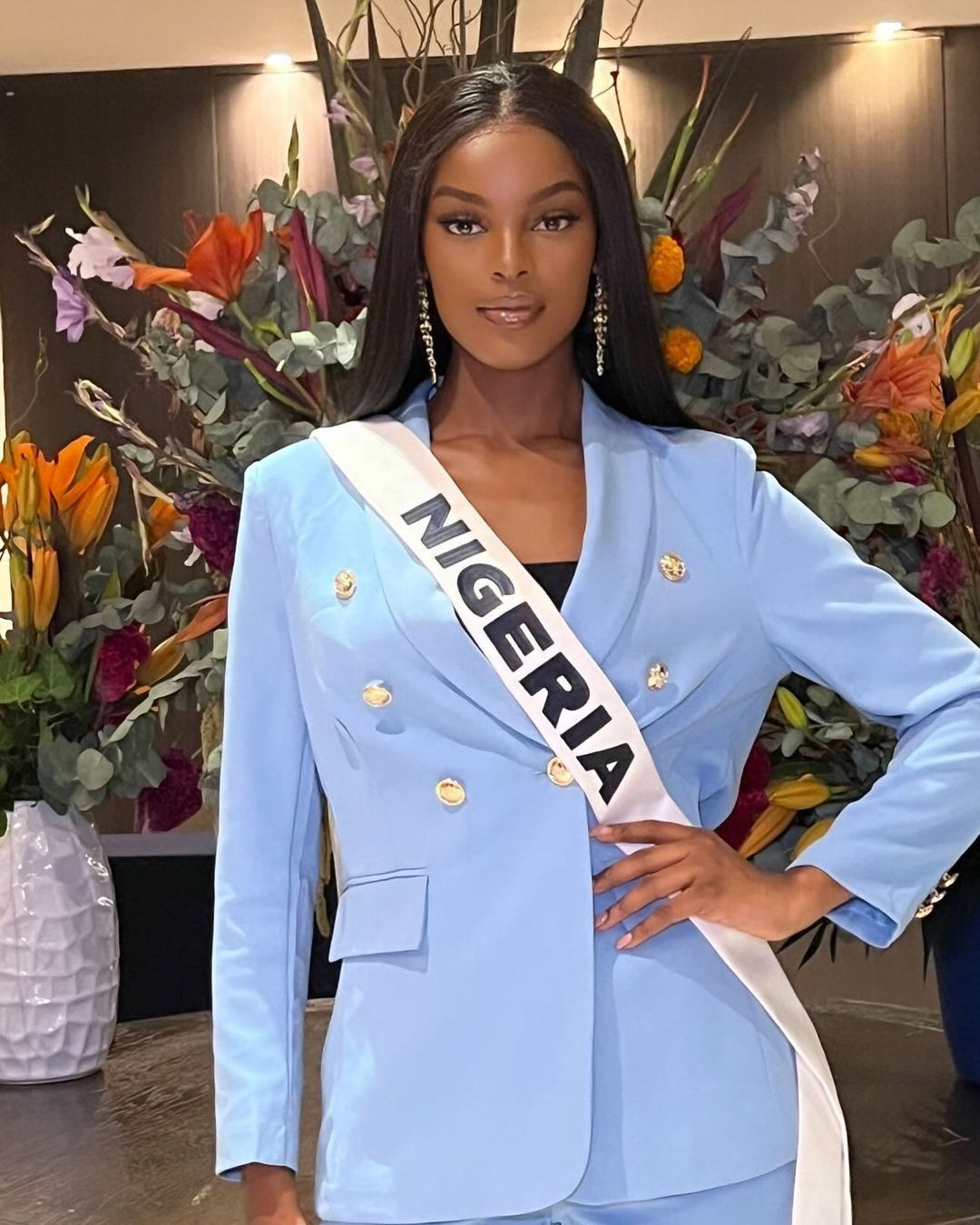 Ở châu Phi, hai thí sinh nổi bật là Nigeria và Nam Phi. Hai người đẹp có gu thời trang ấn tượng, luôn xuất hiện chỉn chu.