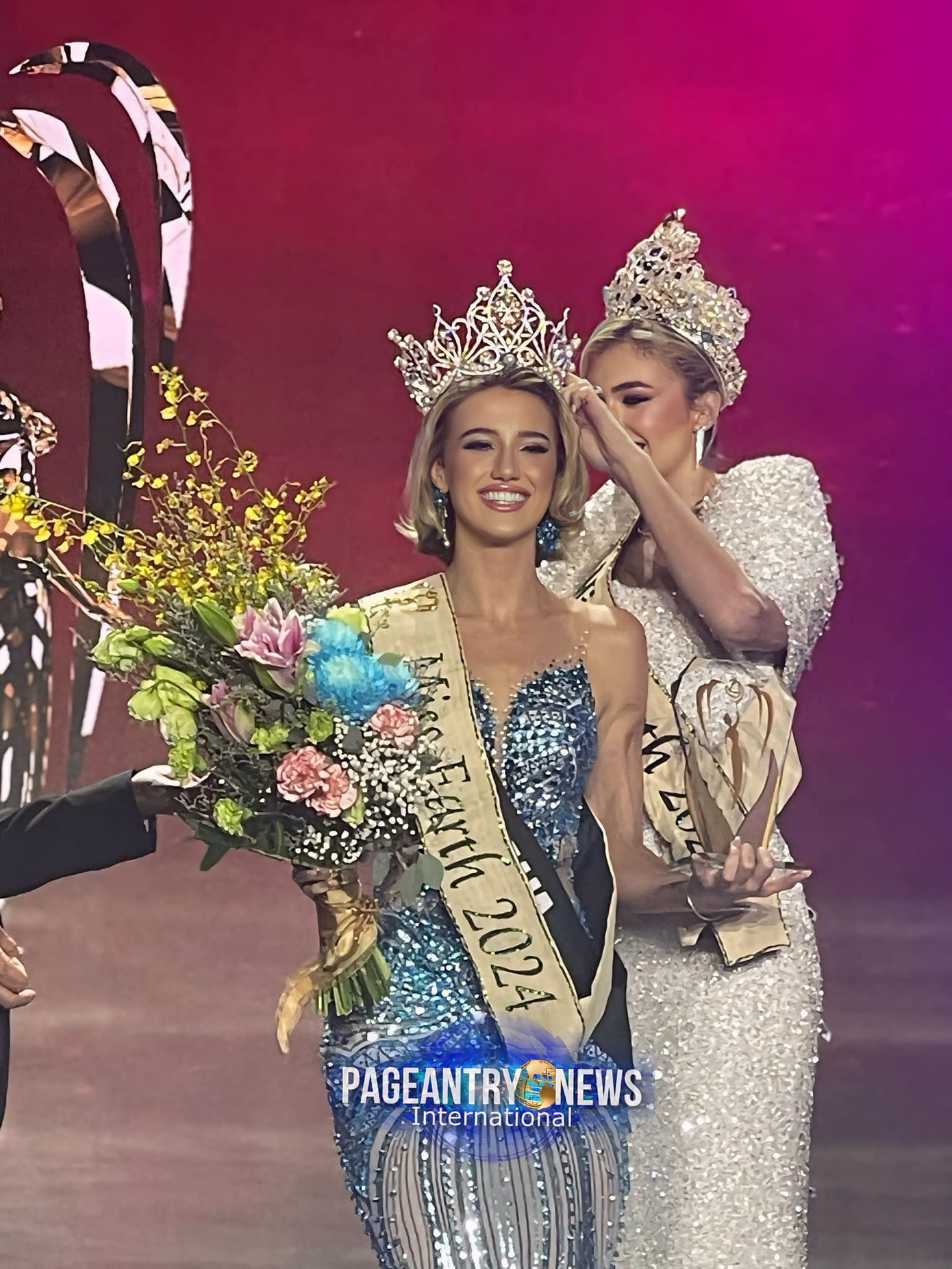 Người đẹp Australia – Jessica Lane - đã đăng quang Hoa hậu Trái Đất 2024.