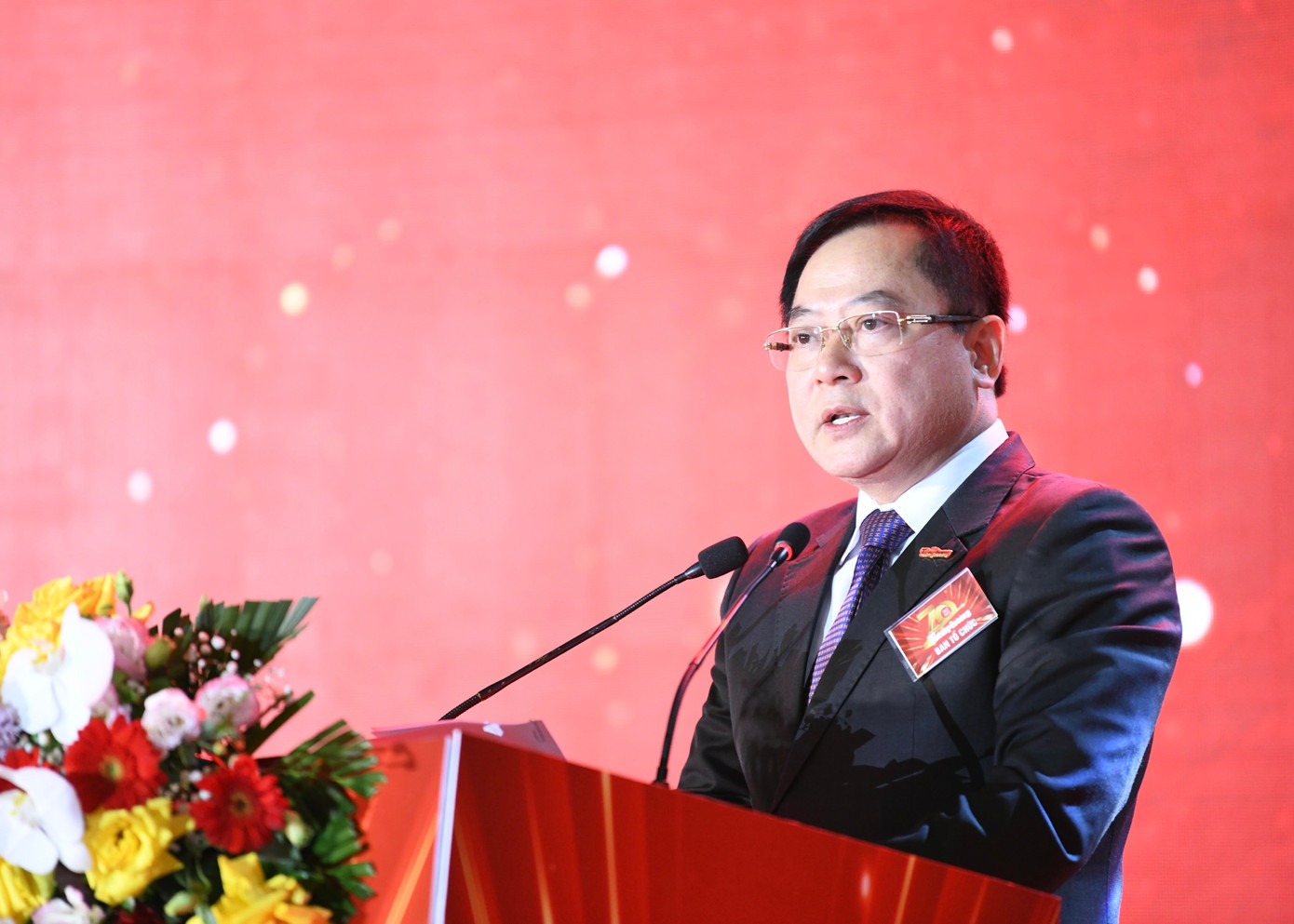 Nhà báo Lê Xuân Sơn - Tổng Biên tập báo Tiền Phong.