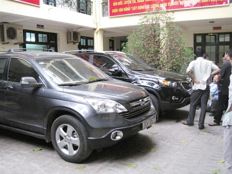 Những chiếc ô tô nhóm côn đồ sử dụng gây án