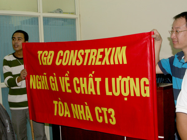 Người dân tòa nhà CT3 khiếu nại về thang máy gây chết người 