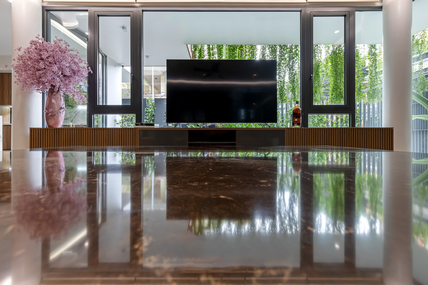 Mọi hướng đều có thể thấy mảng xanh. Mọi hướng đều có thể thấy mảng xanh.