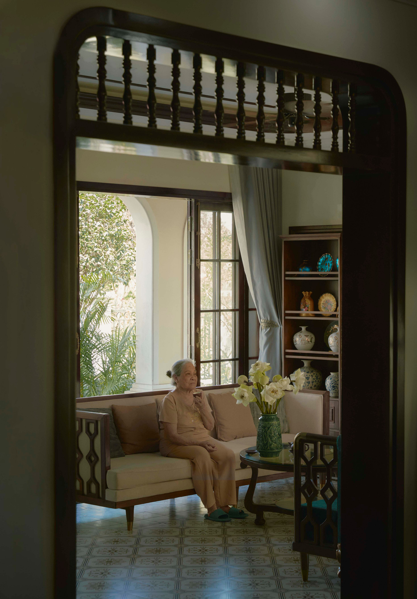 Người bà - người cảm hứng của thiết kế.