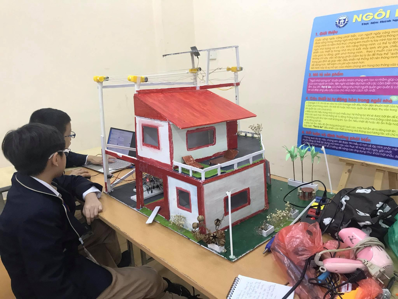 Các sản phẩm sáng tạo tại Hội thi