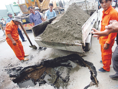 Truy tìm “hố tử thần” bằng máy đo địa bức xạ ở TPHCM đã thất bại
