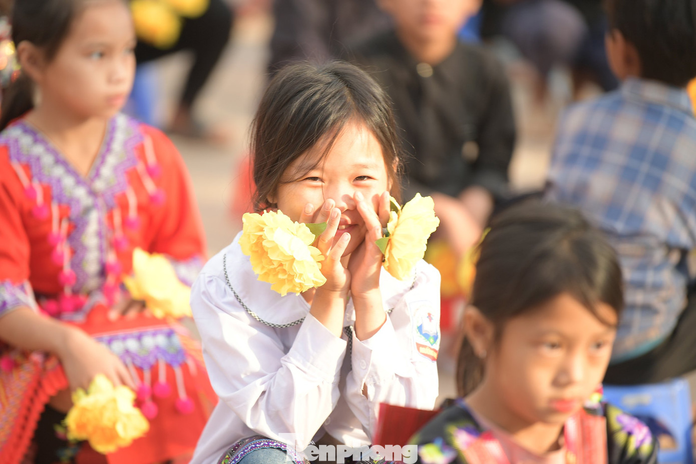 Niềm vui của học sinh Nậm Vì tham gia ngày hội Niềm vui của học sinh Nậm Vì tham gia ngày hội