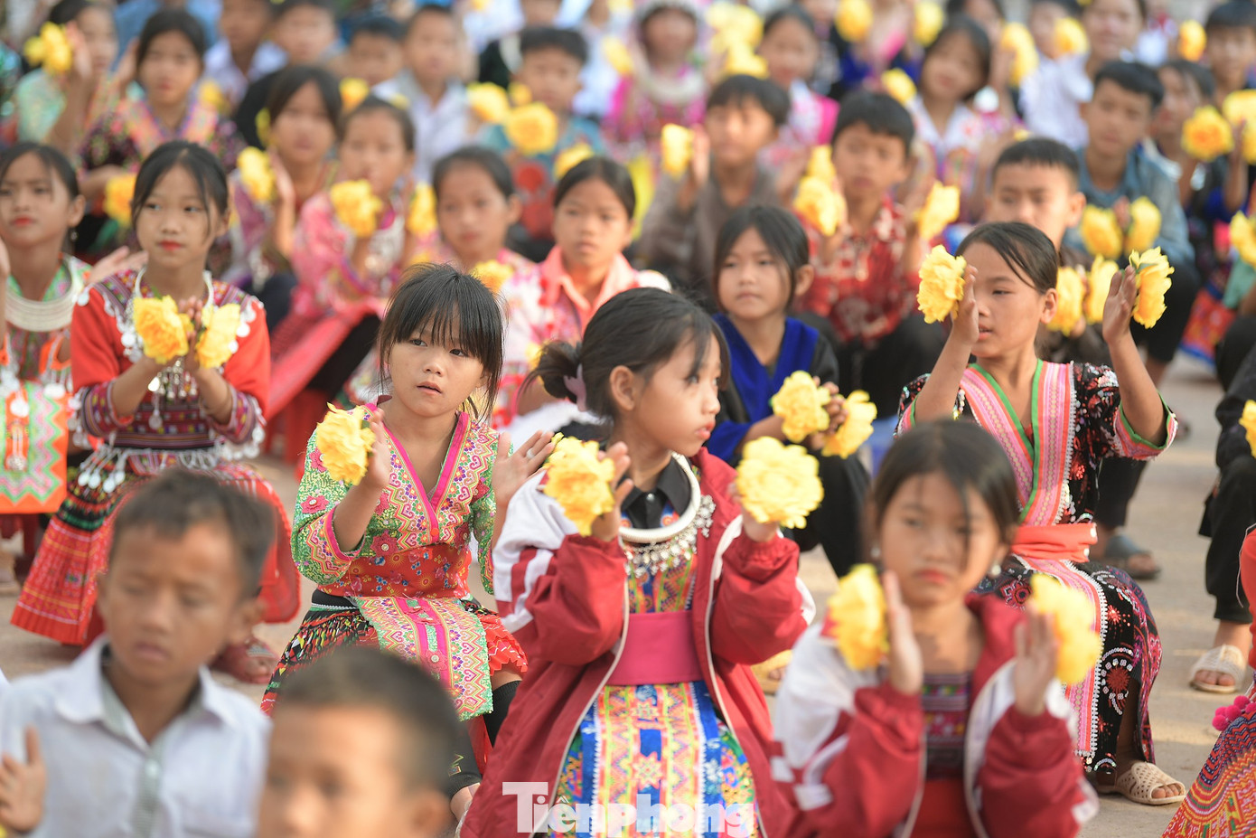 Niềm vui của học sinh Nậm Vì tham gia ngày hội Niềm vui của học sinh Nậm Vì tham gia ngày hội