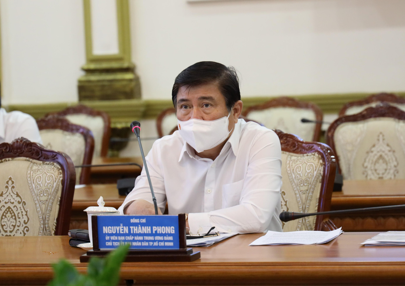 Chủ tịch UBND TPHCM Nguyễn Thành Phong chủ trì cuộc họp sáng 24/5 Chủ tịch UBND TPHCM Nguyễn Thành Phong chủ trì cuộc họp sáng 24/5