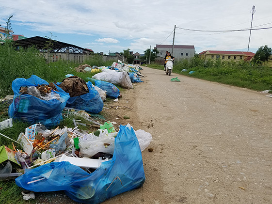 Người dân khốn khổ vì bãi tập kết rác quá tải gây ô nhiễm ảnh 1