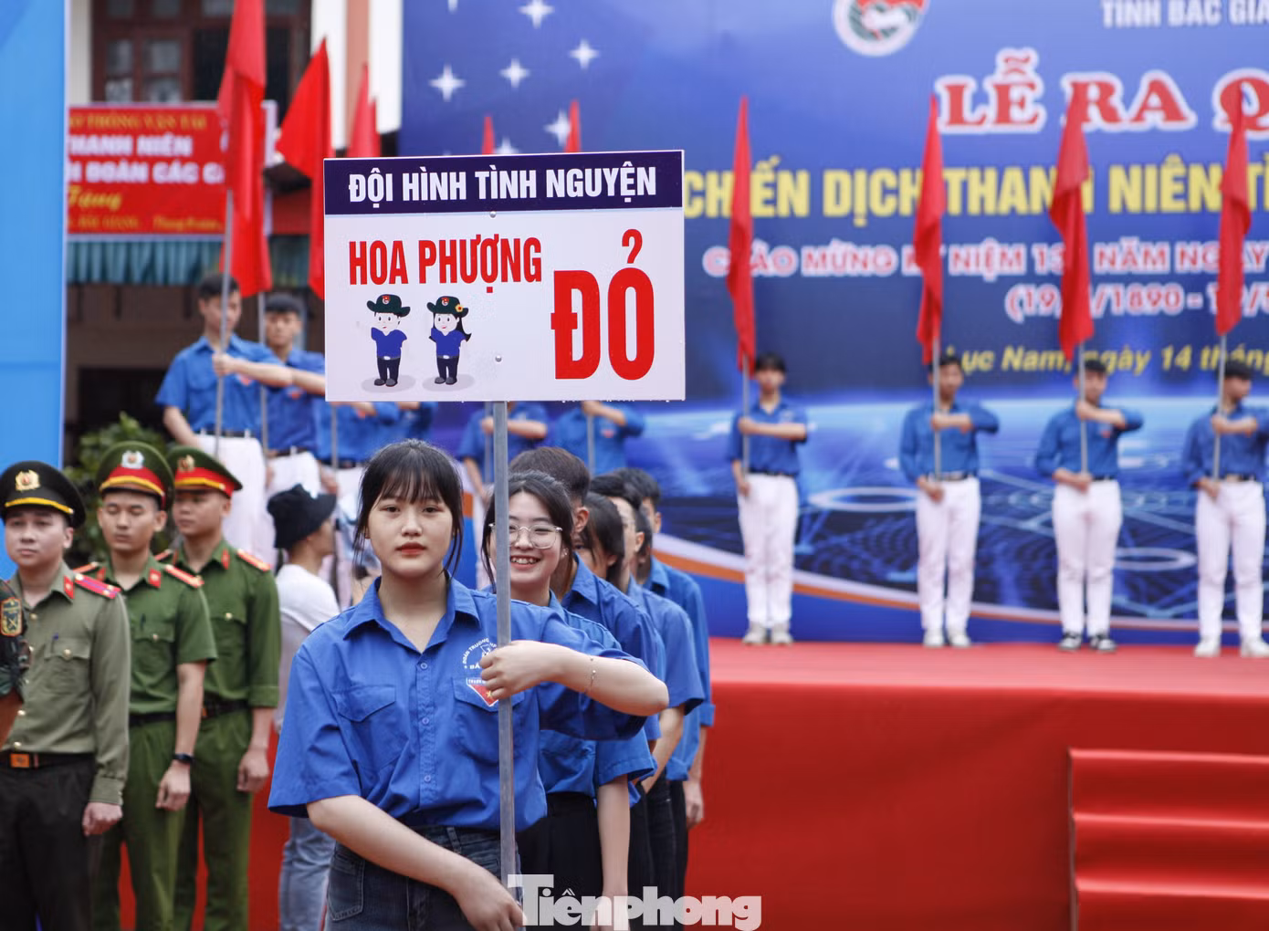 Bắc Giang thành lập 5 đội hình tình nguyện Hè.