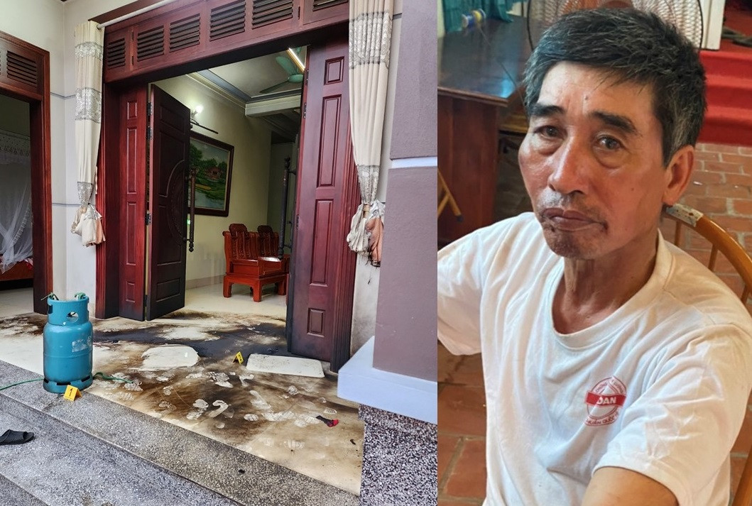 Hiện trường vụ án và đối tượng Từ Minh Toán