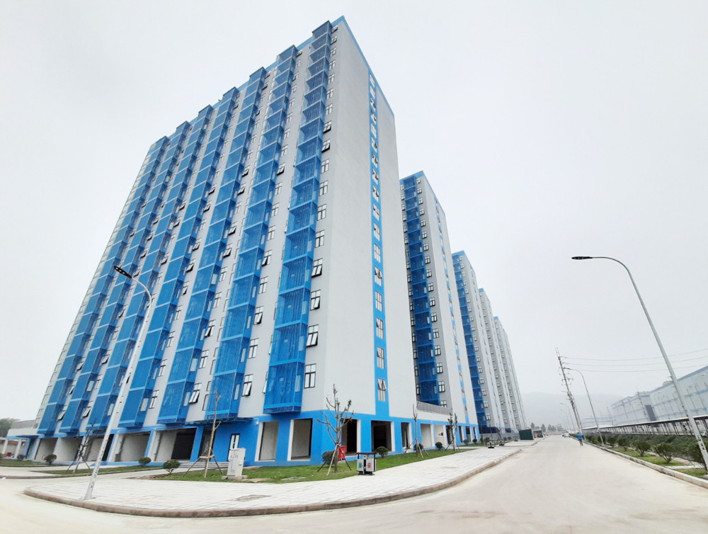 Dự án nhà ở xã hội tại xã Nội Hoàng (huyện Yên Dũng, Bắc Giang).