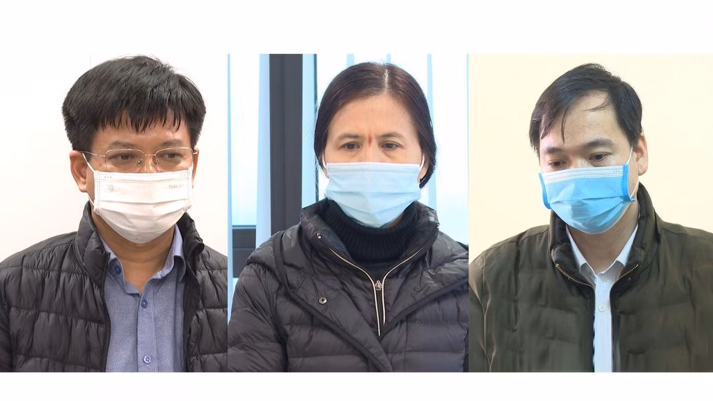 Các đối tượng liên quan vụ án bị khởi tố trước đó tại huyện Việt Yên