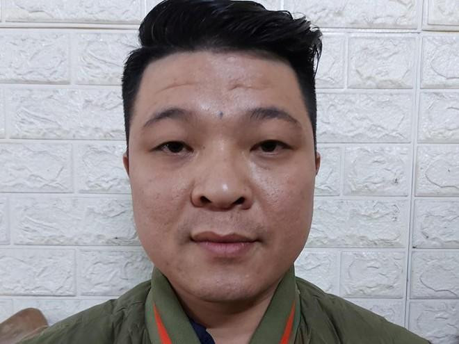 Đối tượng Khánh tại cơ quan công an Đối tượng Khánh tại cơ quan công an