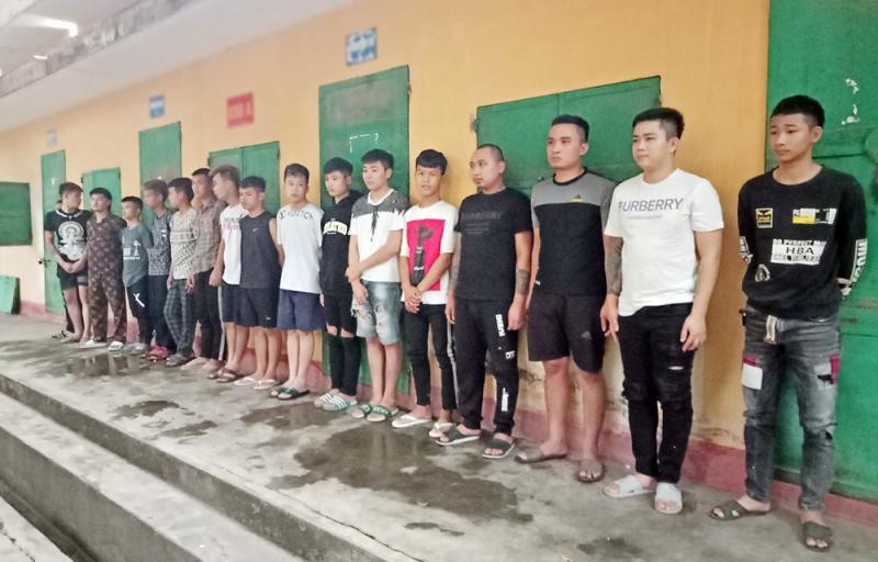 Nhóm đối tượng bị tạm giữ Nhóm đối tượng bị tạm giữ