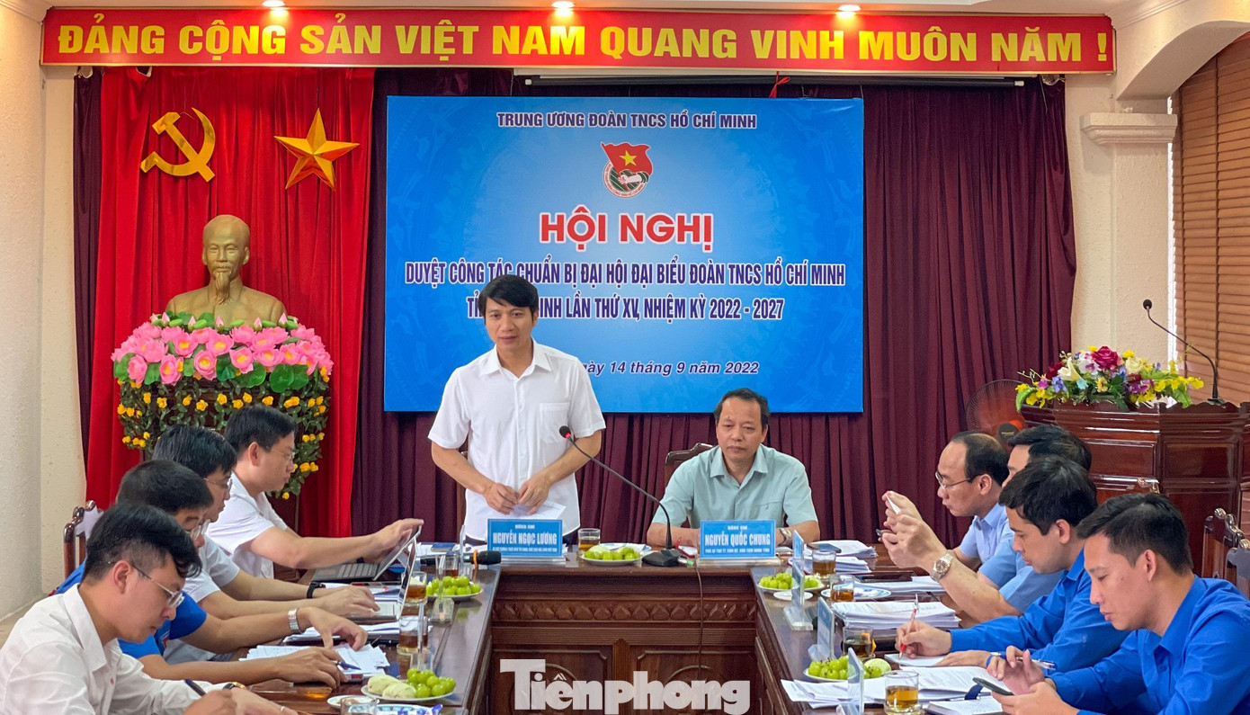 Trung ương Đoàn duyệt công tác chuẩn bị Đại hội đại biểu Đoàn TNCS Hồ Chí Minh tỉnh Bắc Ninh lần thứ XV