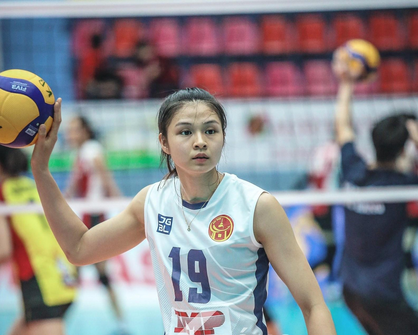 Vẻ đẹp của vận động viên Chu Thị Ngọc. Vẻ đẹp của vận động viên Chu Thị Ngọc.