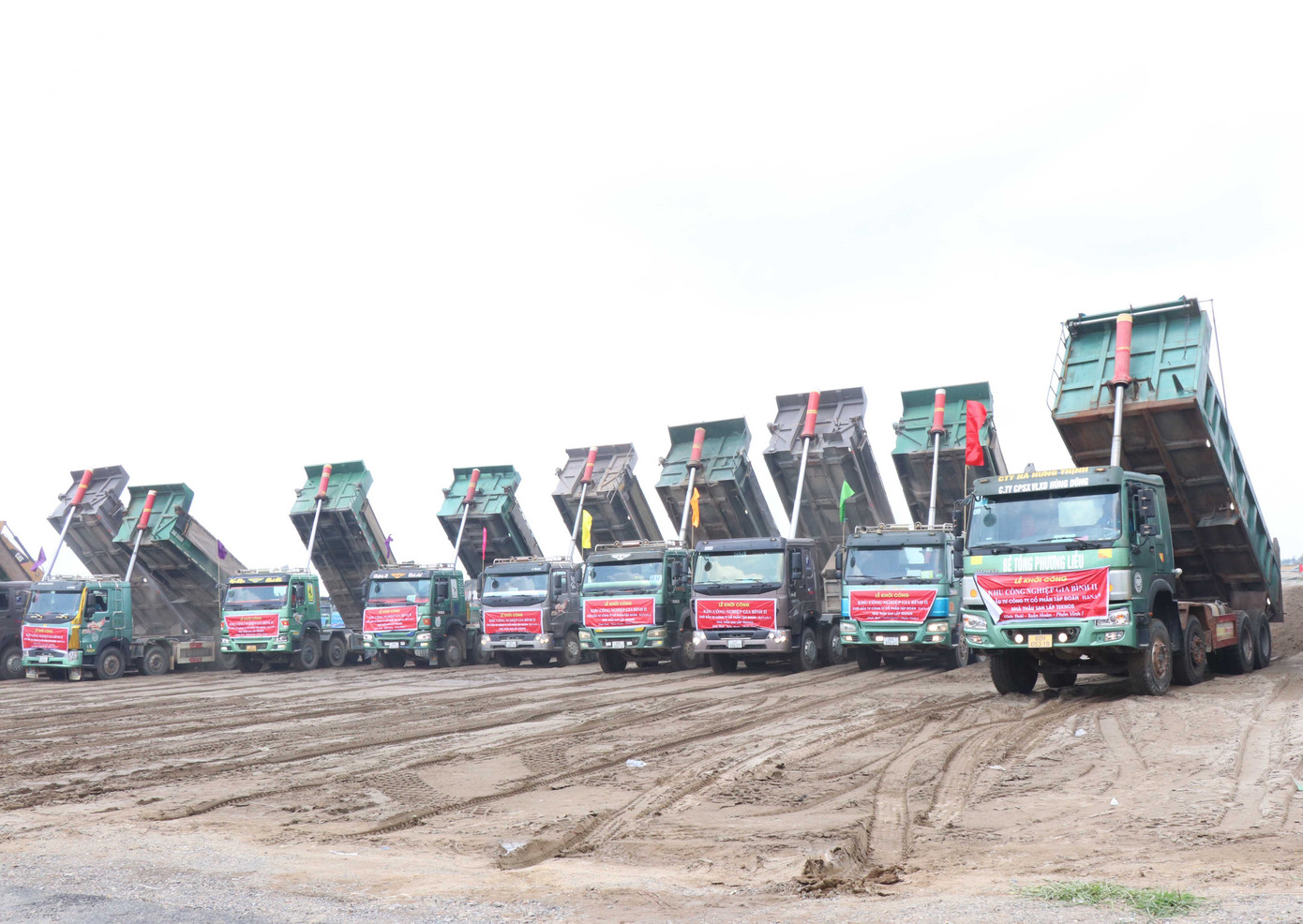 Chủ đầu tư thi công dự an Khu công nghiệp Gia Bình II.