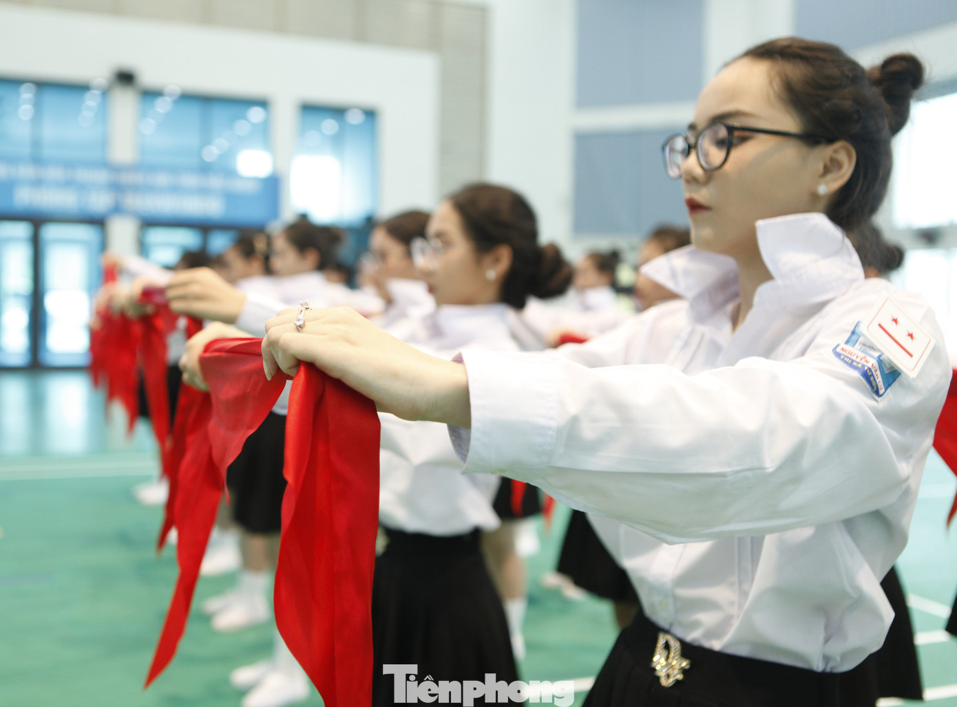 Hội thi là sân chơi lành mạnh cho các em đội viên. Ảnh: Nguyễn Thắng.