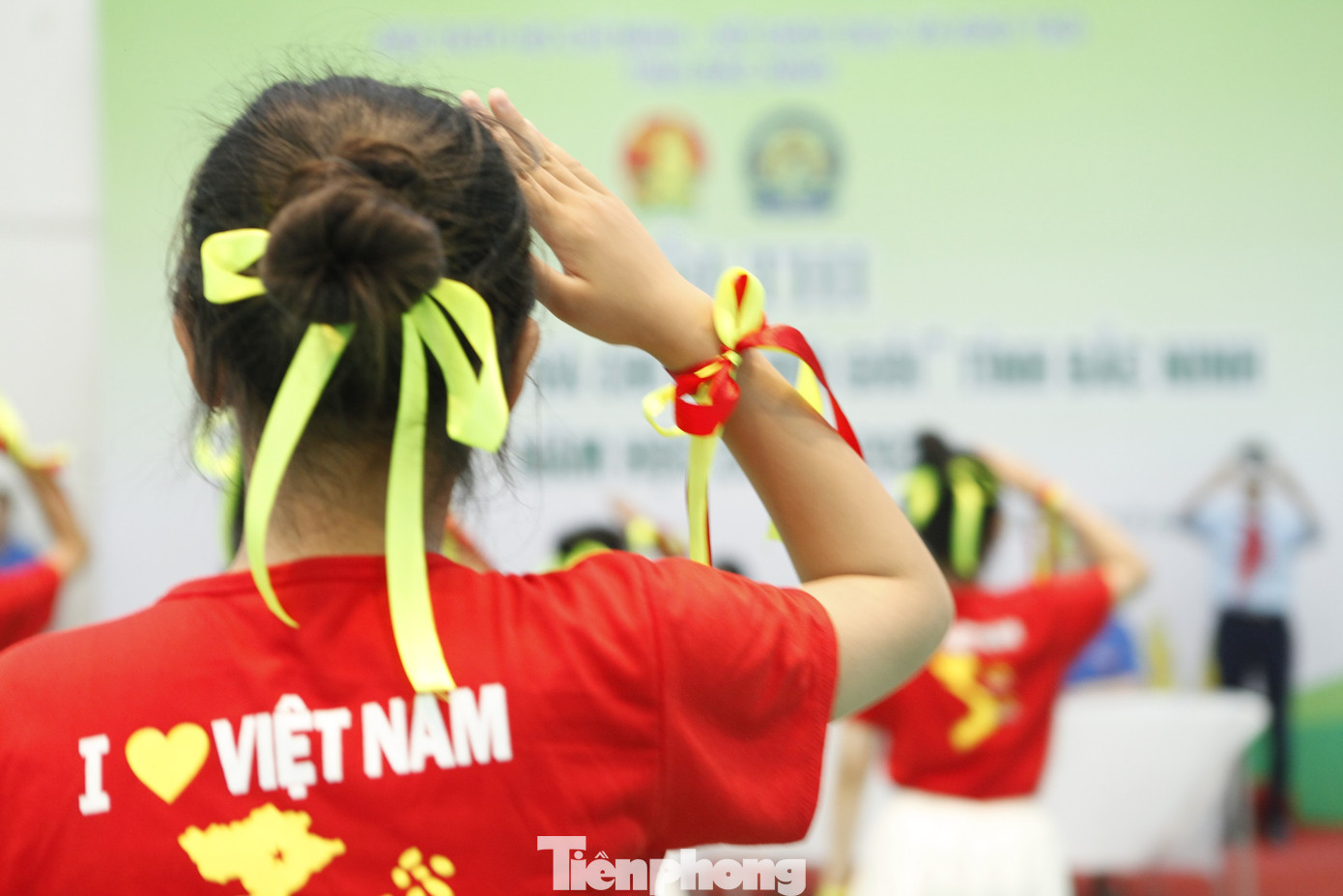 Hội thi cũng là dịp biểu dương lực lượng, kiểm tra đánh giá việc triển khai thực hiện nghi thức và nghi lễ của Đội.