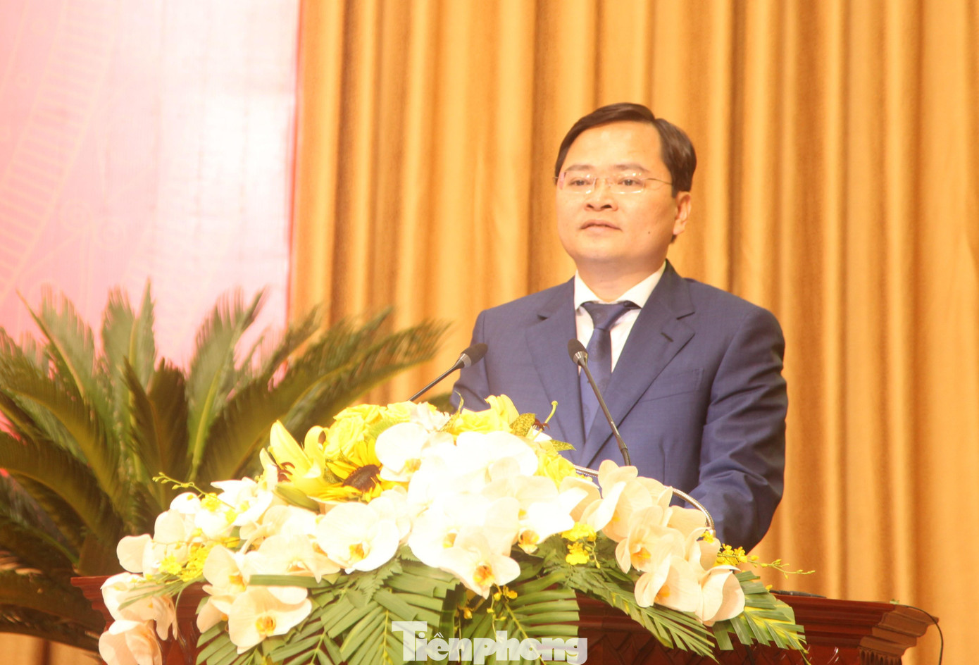 Tân Bí thư Tỉnh ủy Bắc Ninh phát biểu tại hội nghị