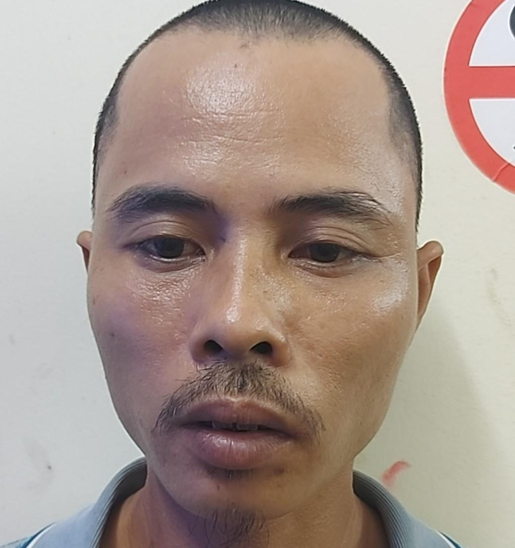 Đối tượng Tâm tại cơ quan Công an Đối tượng Tâm tại cơ quan Công an