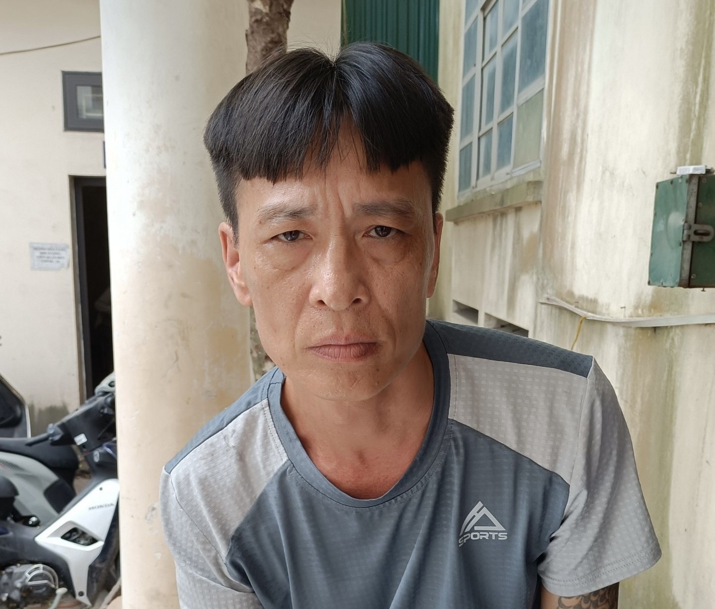 Đối tượng Việt tại Cơ quan Công an. Đối tượng Việt tại Cơ quan Công an.