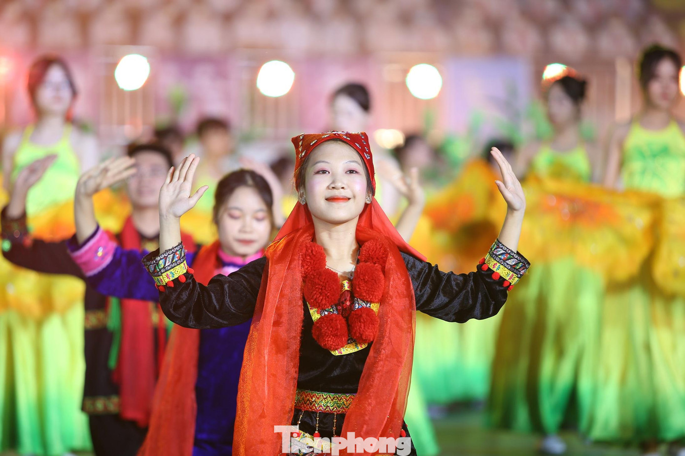 Một tiết mục tại lễ khai mạc Đại hội TDTT tỉnh Bắc Giang lần thứ IX