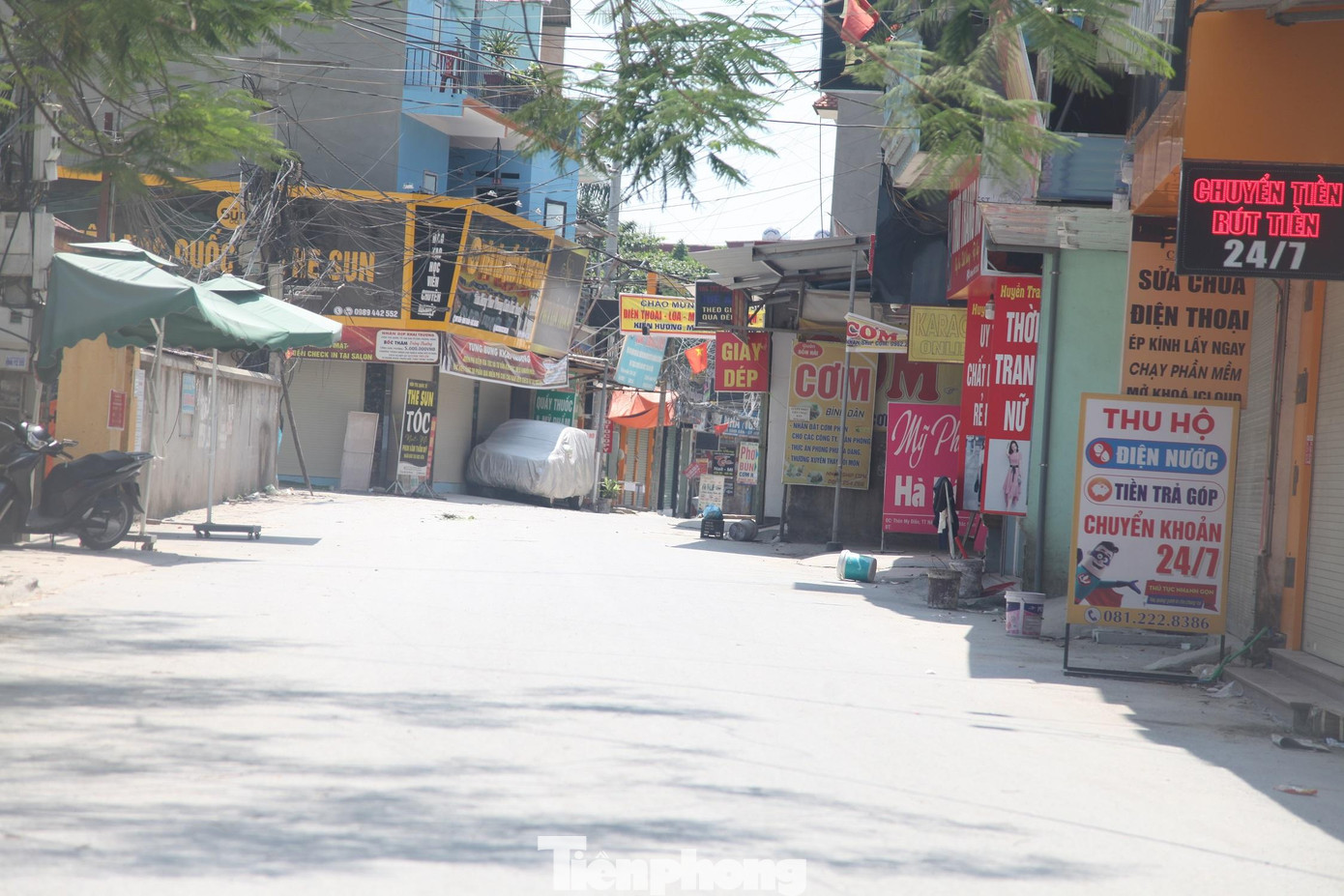 Thôn My Điền vắng lặng vì bị phong tỏa Thôn My Điền vắng lặng vì bị phong tỏa