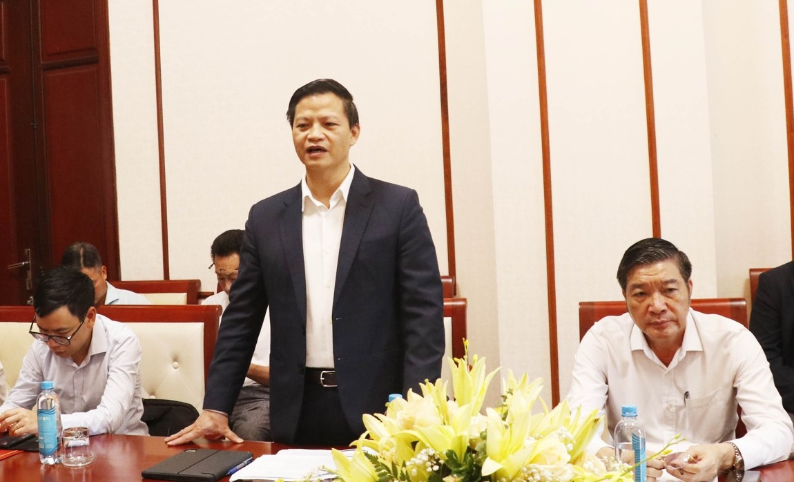 Phó Chủ tịch UBND tỉnh Bắc Ninh Vương Quốc Tuấn phát biểu tại chương trình kết nối.