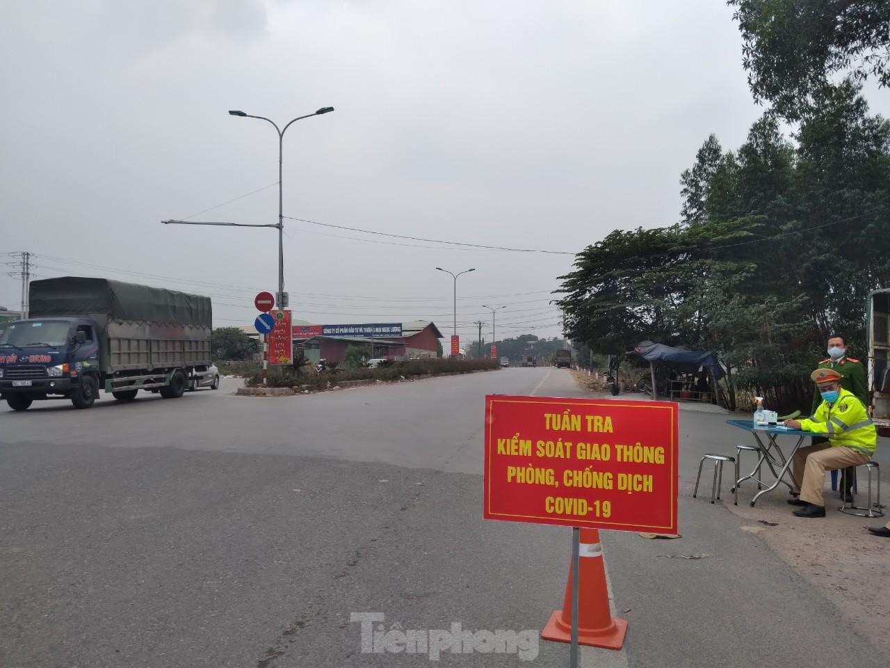 Một chốt kiểm soát dịch ở tỉnh Bắc Giang