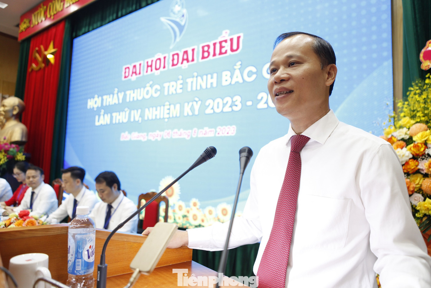 Phó Chủ tịch Thường trực UBND tỉnh Bắc Giang Mai Sơn phát biểu tại Đại hội. Ảnh: Nguyễn Thắng. Phó Chủ tịch Thường trực UBND tỉnh Bắc Giang Mai Sơn phát biểu tại Đại hội. Ảnh: Nguyễn Thắng.