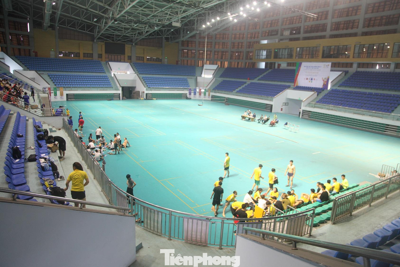 Nhà thi đấu thể thao tỉnh Bắc Giang đã hoàn thiện các hạng mục để phục vụ Sea Games 31