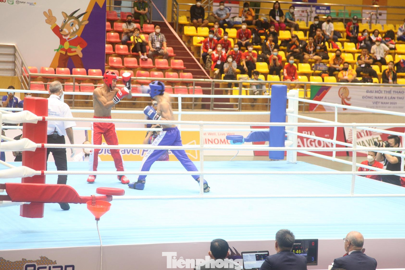 Các vận động viên môn Kickboxing thi đấu tại SEA Games. Trong thành phần ra quân của tuyển Việt Nam có một số vận động viên tiềm năng là Nguyễn Thị Hằng Nga (hạng cân 48kg nữ đã đoạt được huy chương vàng SEA Games 30); Huỳnh Văn Tuấn (hạng cân 51kg nam, đã đoạt được huy chương vàng SEA Games 30) và Nguyễn Quang Huy (hạng cân 60kg nam).