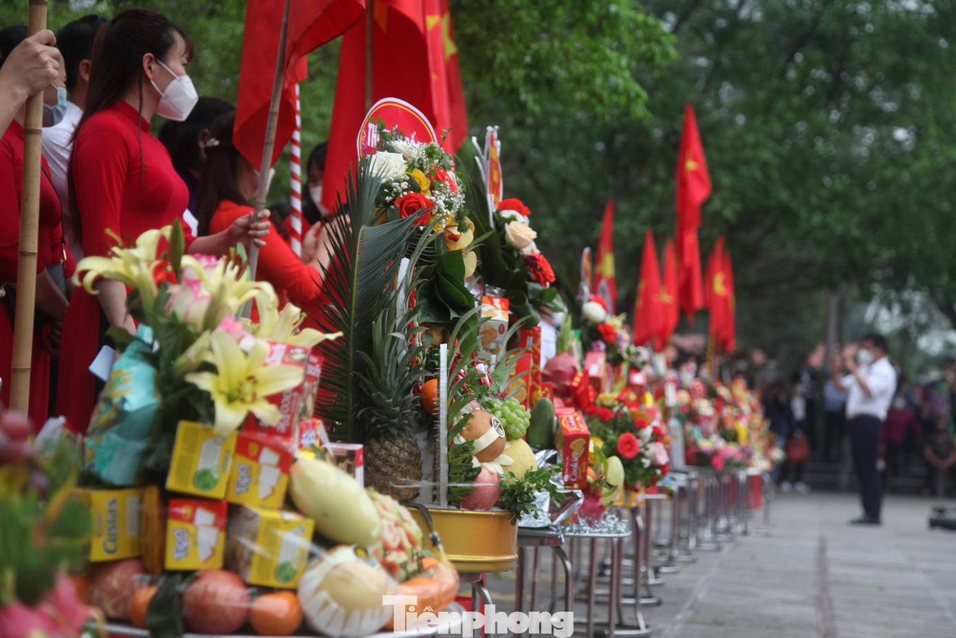 Người dân huyện Yên Thế dâng lễ tại lễ hội tưởng nhớ người anh hùng Hoàng Hoa Thám và nghĩa quân Yên Thế