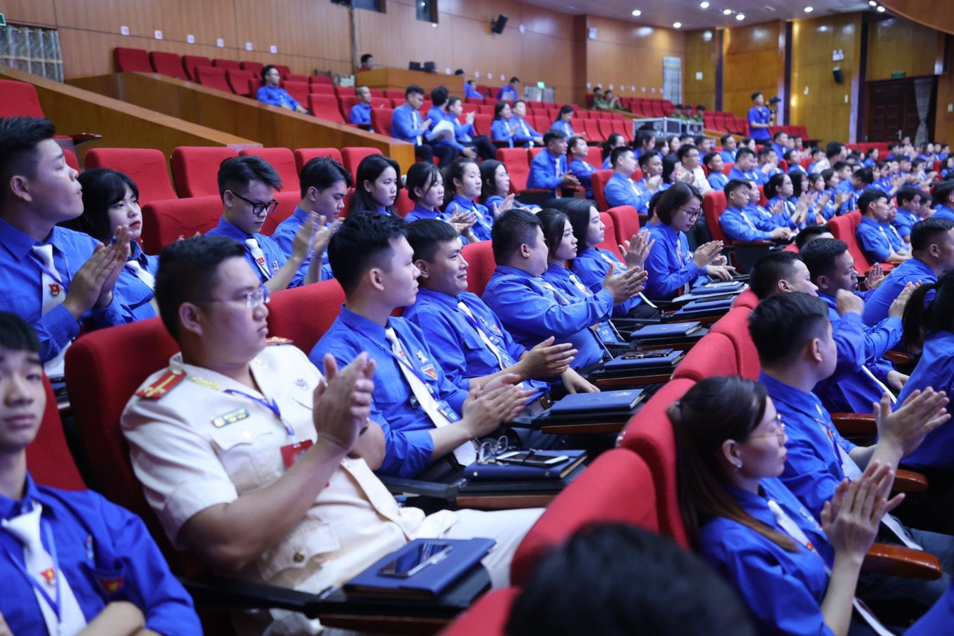 Các đại biểu tham dự Đại hội Tỉnh Đoàn Bắc Giang lần thứ XVII, nhiệm kỳ 2022 - 2027