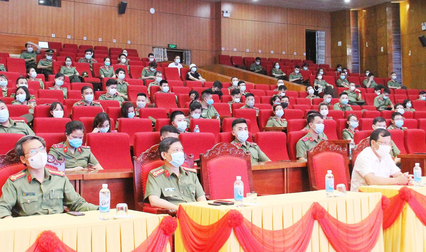 Các cán bộ, y, bác sỹ của Bộ Công an có mặt tại Bắc Giang