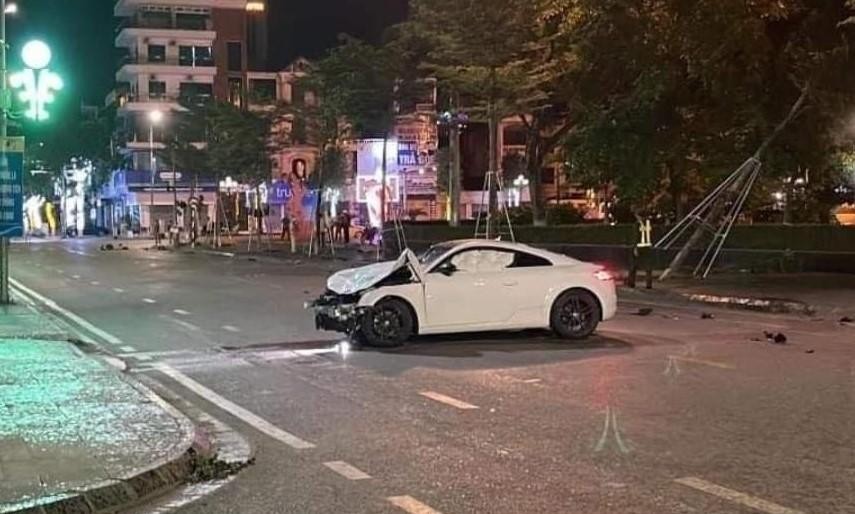 Hiện trường vụ tai nạn.