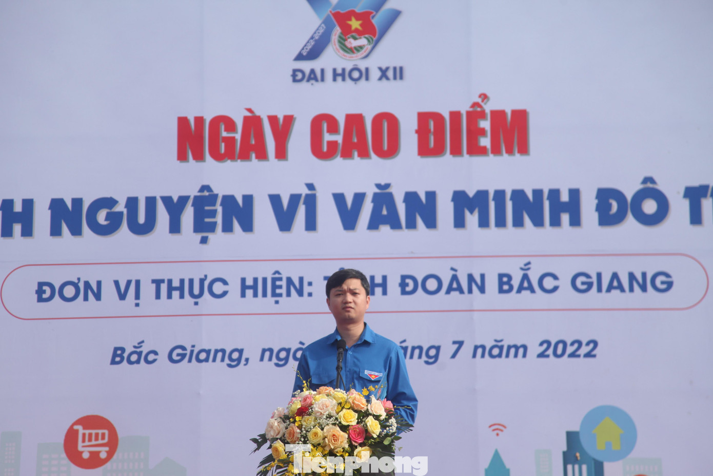 Anh Nguyễn Minh Triết, Bí thư Trung ương Đoàn phát biểu tại chương trình