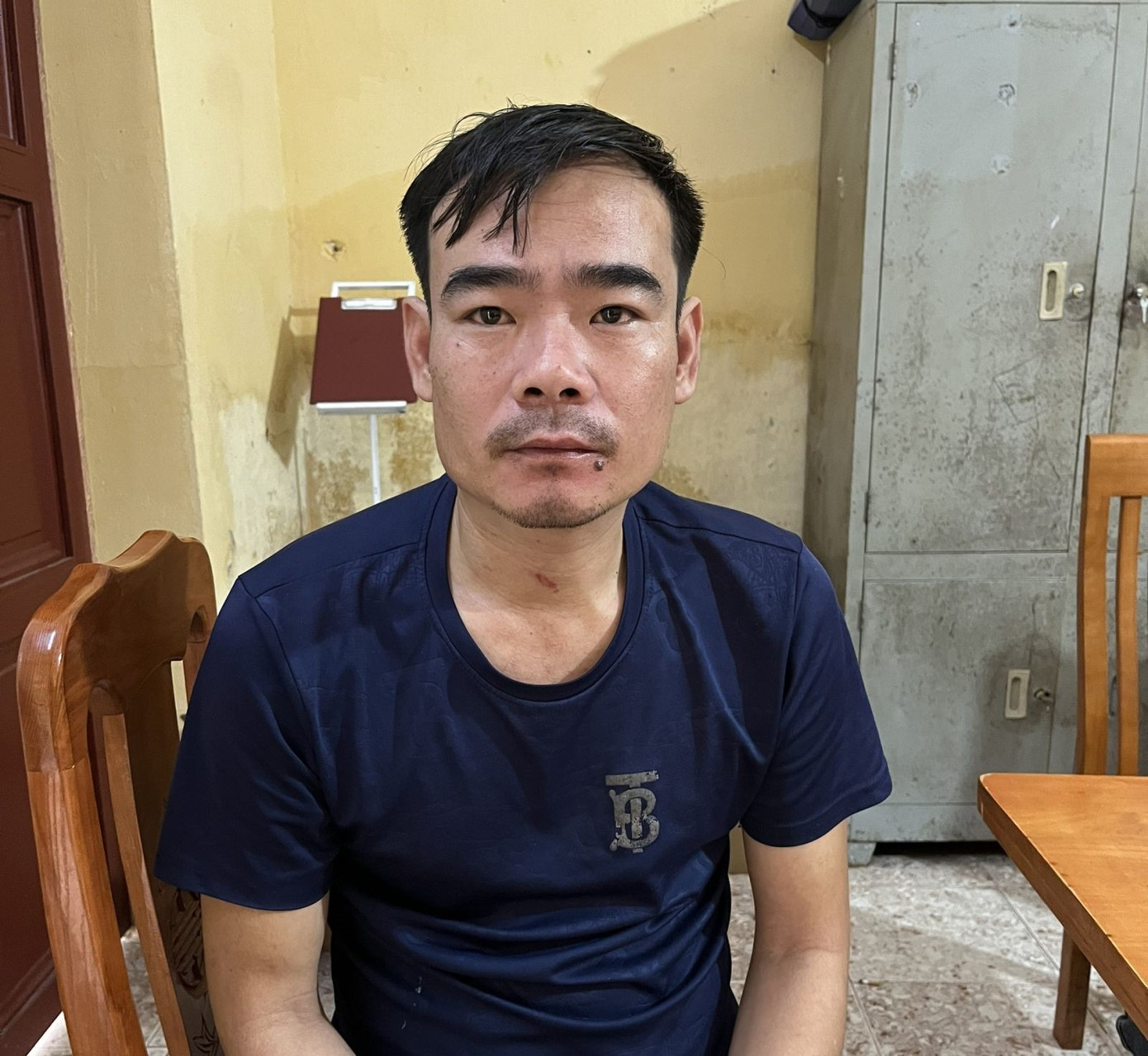 Đối tượng Đông tại Cơ quan Công an