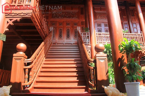 Nhà sàn gỗ lim hoành tráng của đại gia Điện Biên ảnh 6