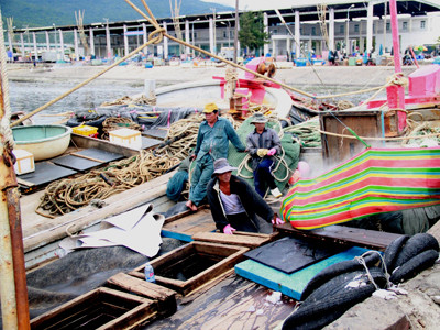 Xăng dầu tăng giá, ngư dân lại thêm những nỗi lo mới. Ảnh: nguyễn huy. Xăng dầu tăng giá, ngư dân lại thêm những nỗi lo mới. Ảnh: nguyễn huy