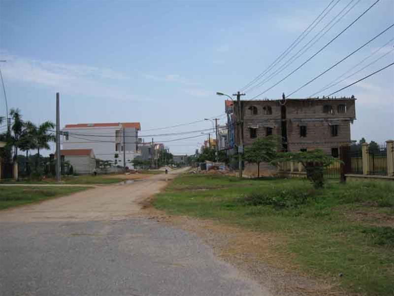 Toàn cảnh khu vực 23 suất đất ngoại giao ở thị trấn Lâm Thao, huyện Lâm Thao, Phú Thọ