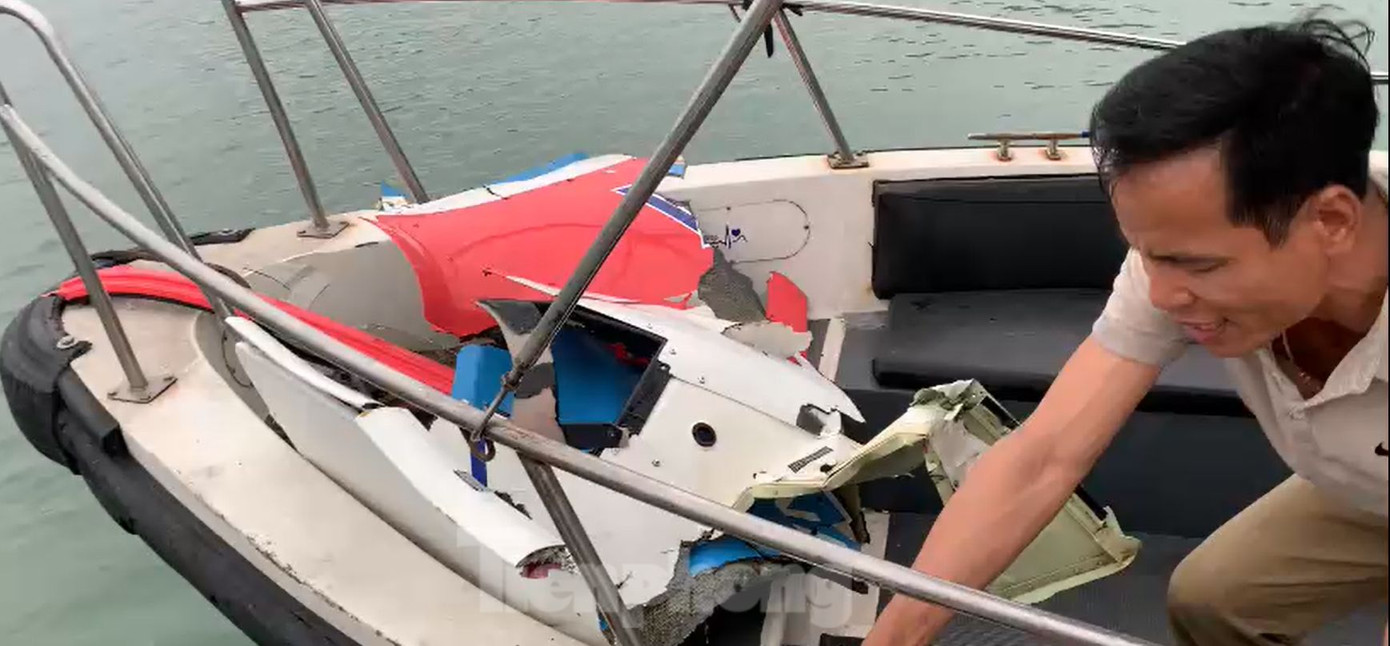 Anh D. - người đầu tiên nhìn thấy máy bay rơi và tìm kiếm các nạn nhân xấu số (Ảnh: Hoàng Dương).