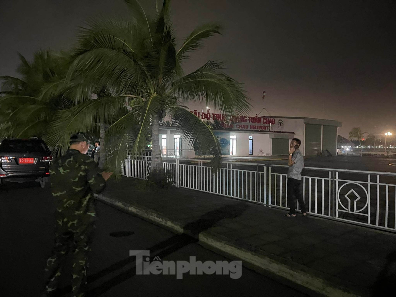 Khu vực bãi đỗ trực thăng (ảnh: Hoàng Dương).