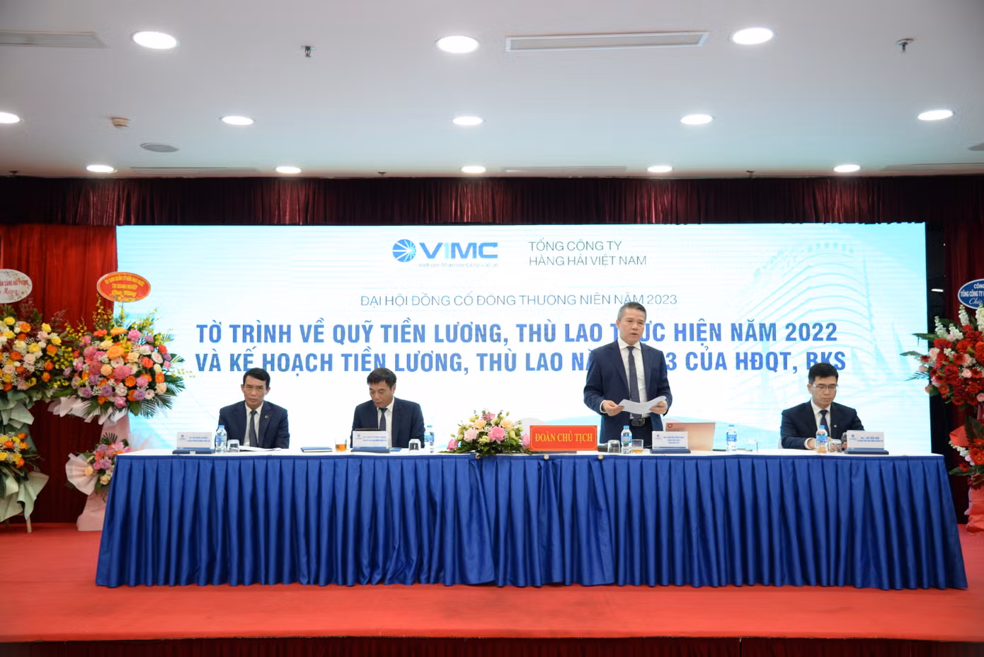 Đại hội đồng cổ đông thường niên năm 2023 của VIMC sáng 20/4.